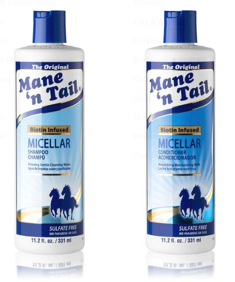 Mane n Tail Micellar Shampoo and Conditioner Combo 331ml
