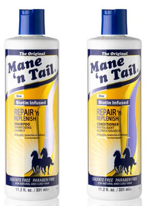 Mane n Tail Repair and Replenish Shampoo and Conditioner 355ml Combo